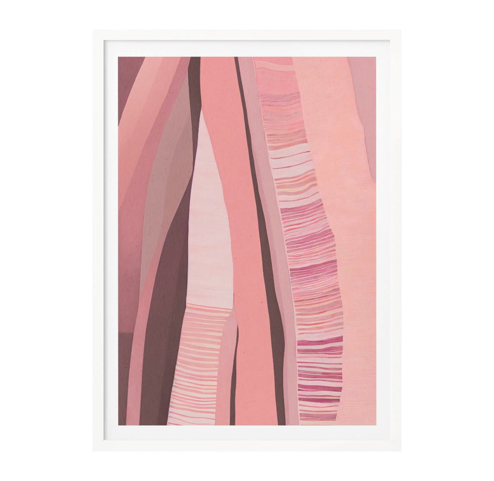 Pink Layers Art Print