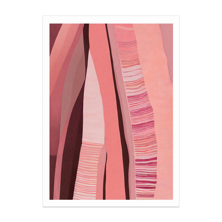 Pink Layers Art Print