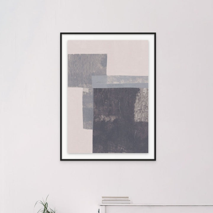 Gray Blocks #2 Art Print