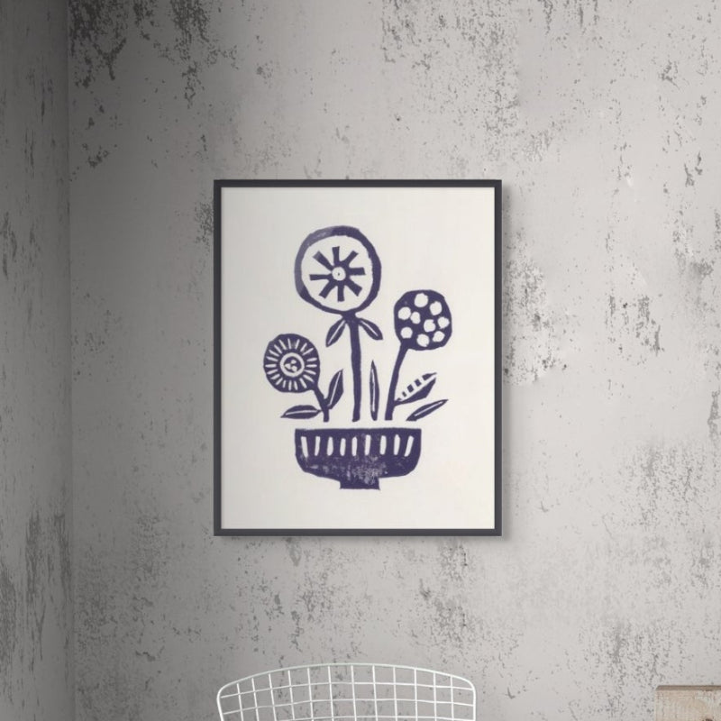 Native Flowers Art Print