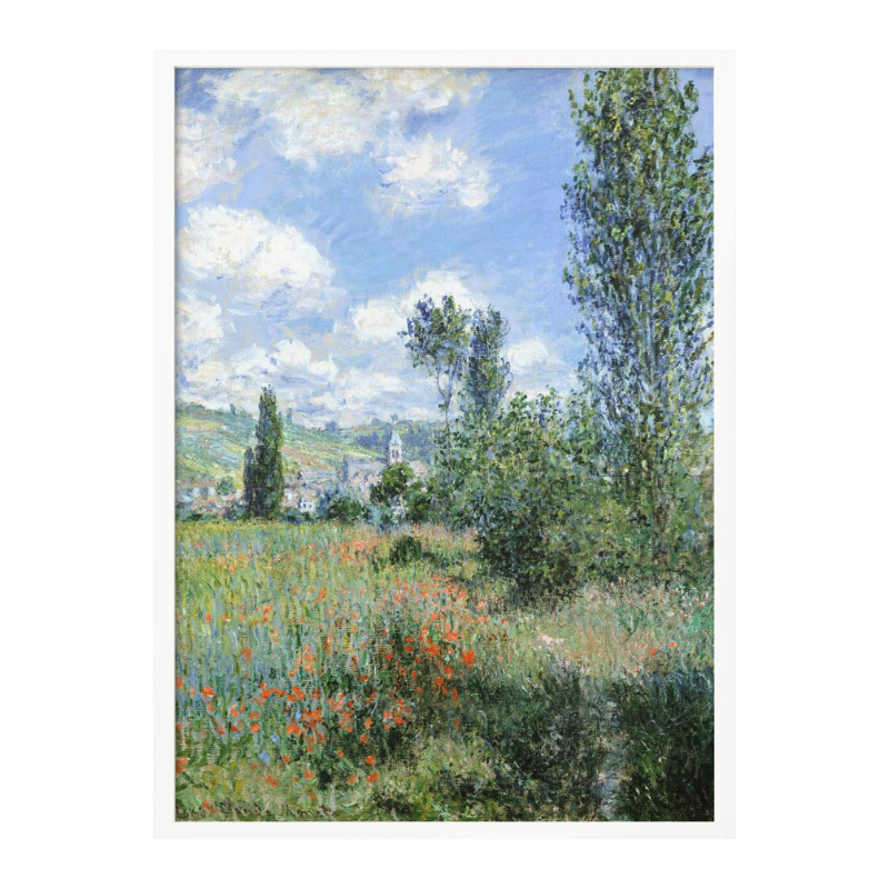 Cuadro "View of VActheuil (1880)"