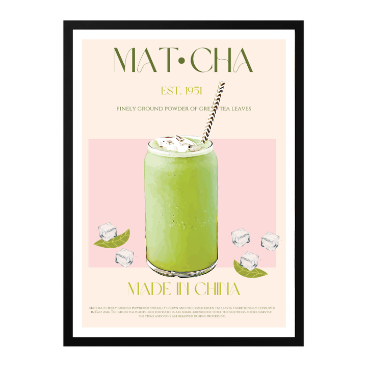 Cuadro "Chilled Matcha Drink"