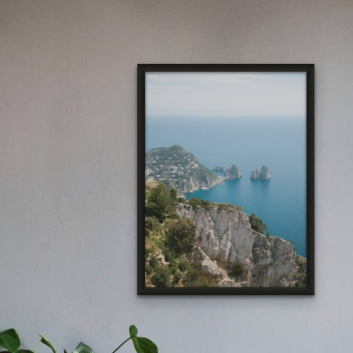 Coast of Capri Italy Art Print