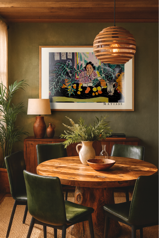 Cuadro "Interno Con Vaso Etrusco 1940"