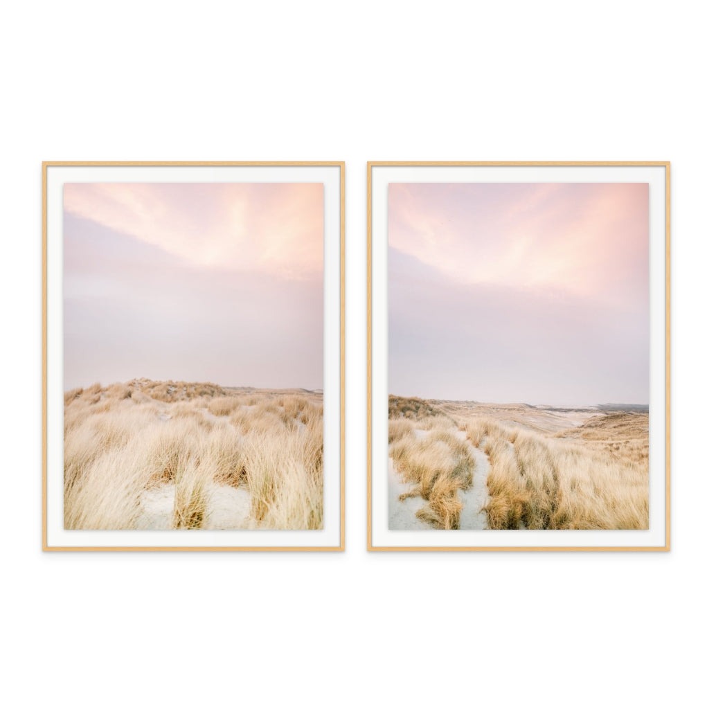 Set "Ameland Dunes 1" + "Ameland Dunes  2" Art Prints