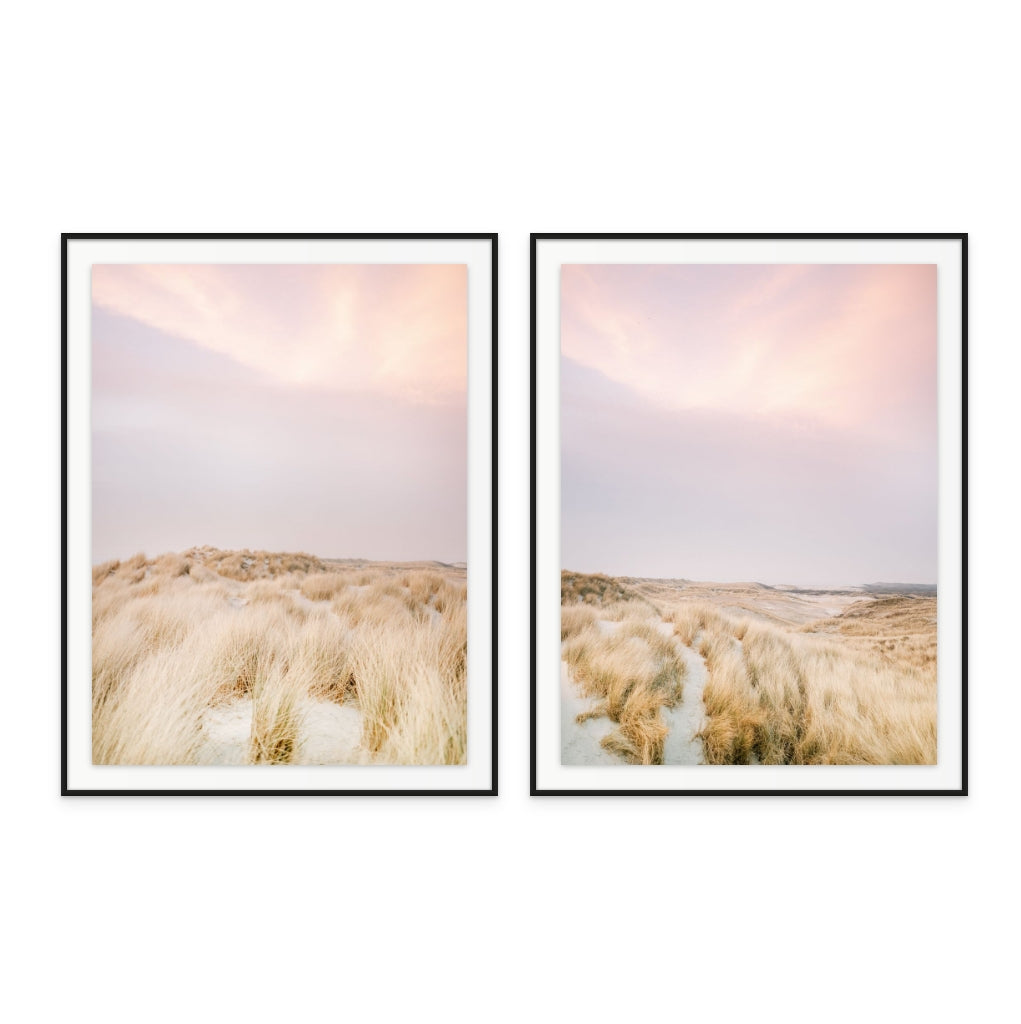 Set "Ameland Dunes 1" + "Ameland Dunes 2" Art Prints