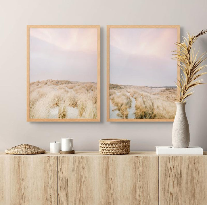 Set "Ameland Dunes 1" + "Ameland Dunes 2" Art Prints