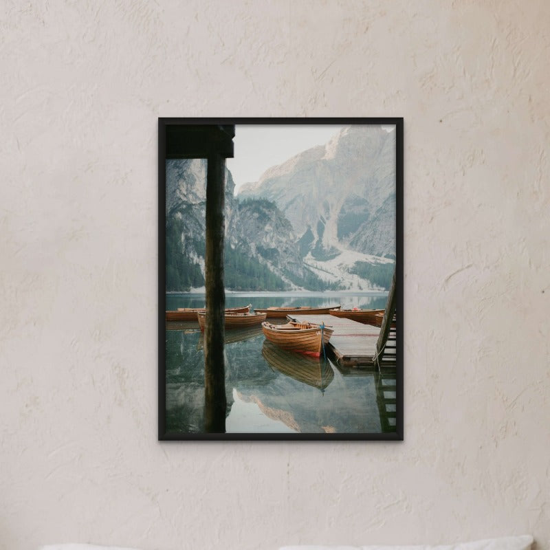 Lago Di Braies 2 Art Print