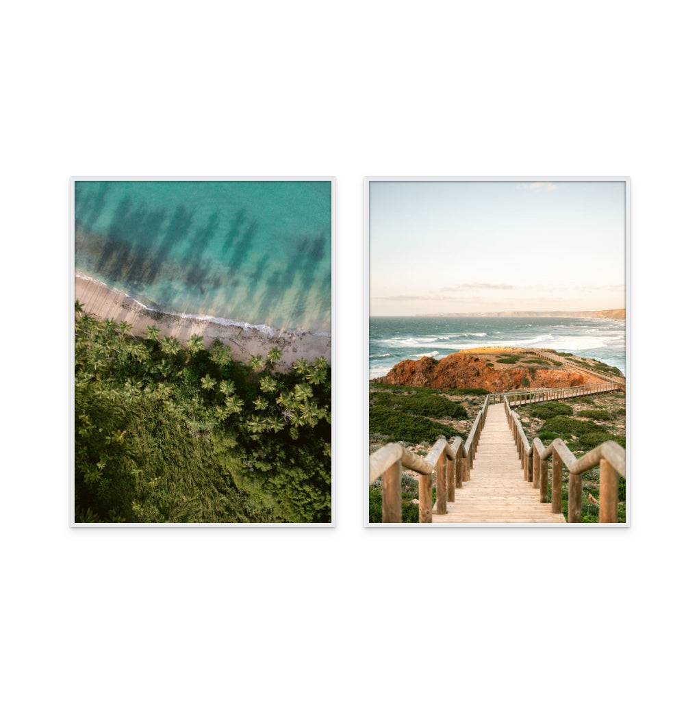 Set "Path to Paradise" Art Prints