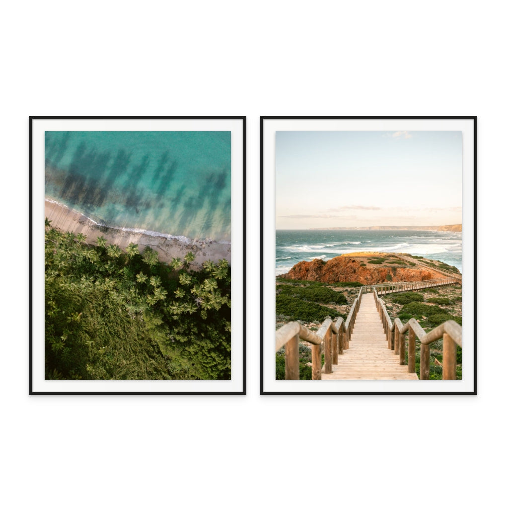 Set "Path to Paradise" Art Prints