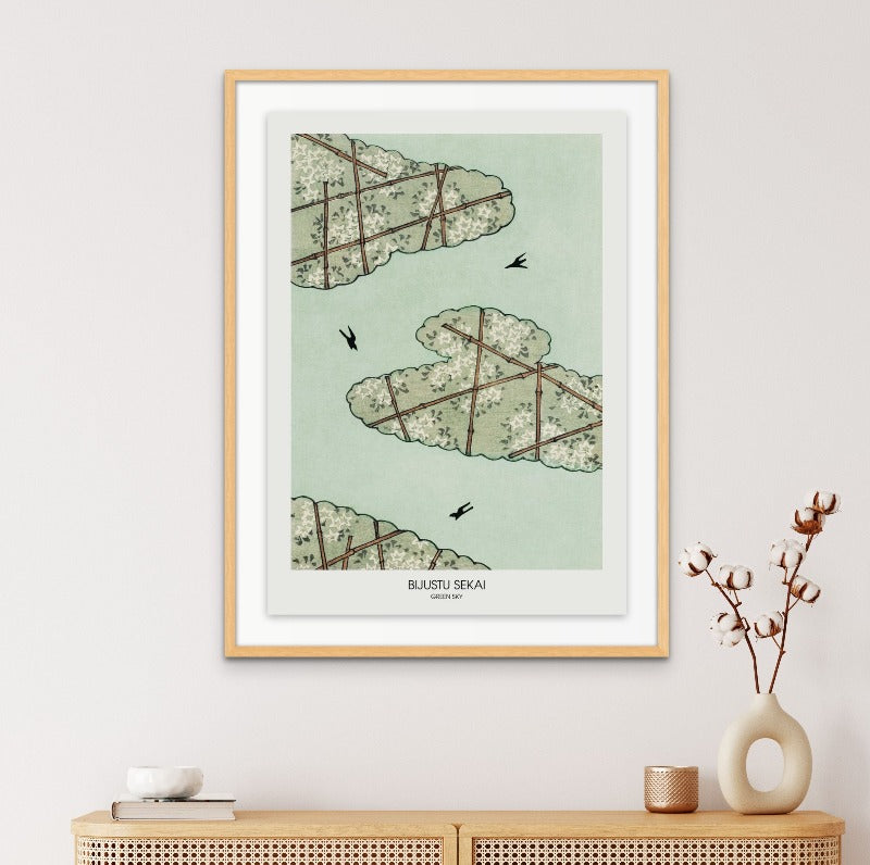 Green Sky Art Print