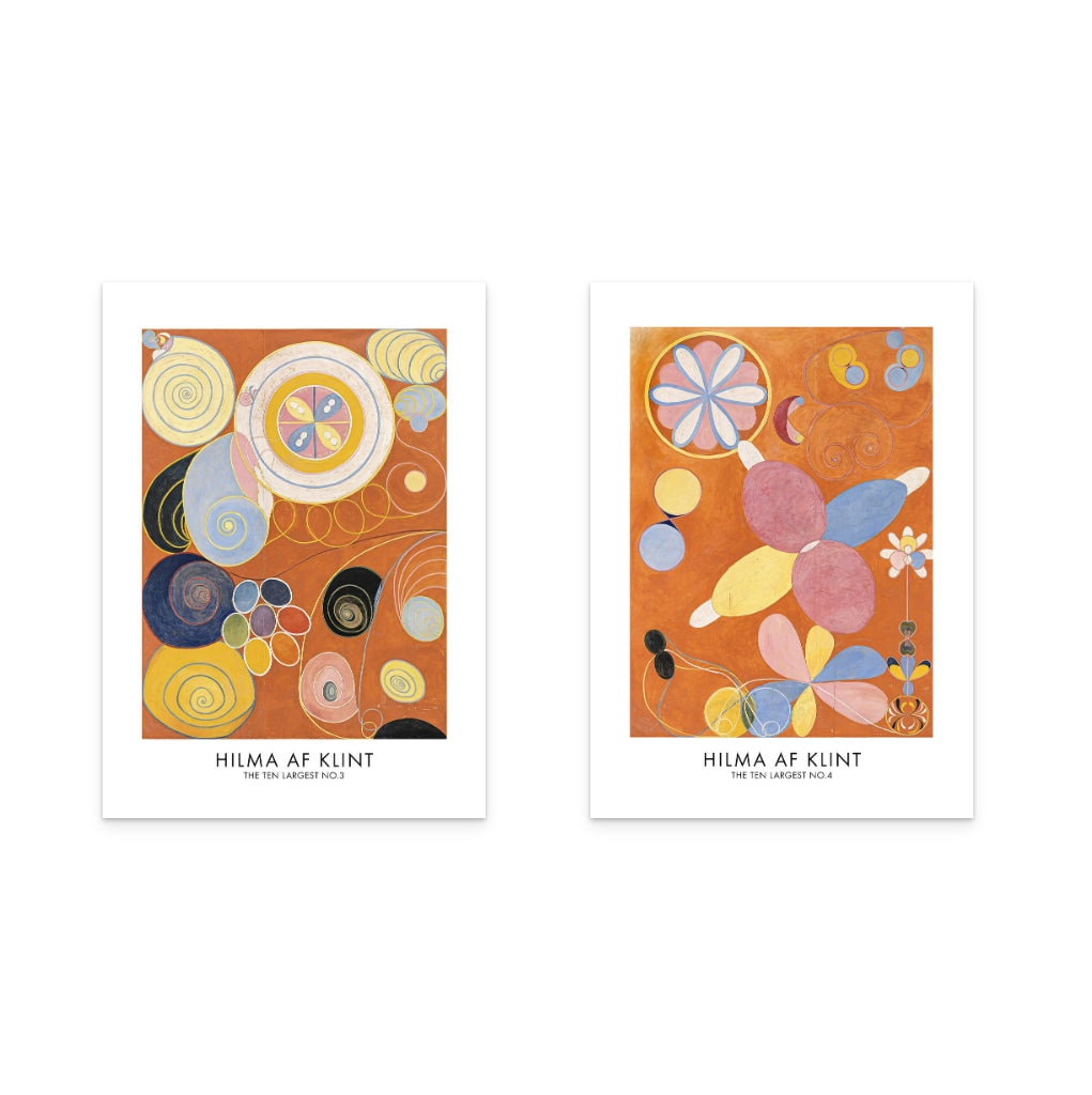 Set "The Ten Largest No.3 & No.4 Poster" Art Prints