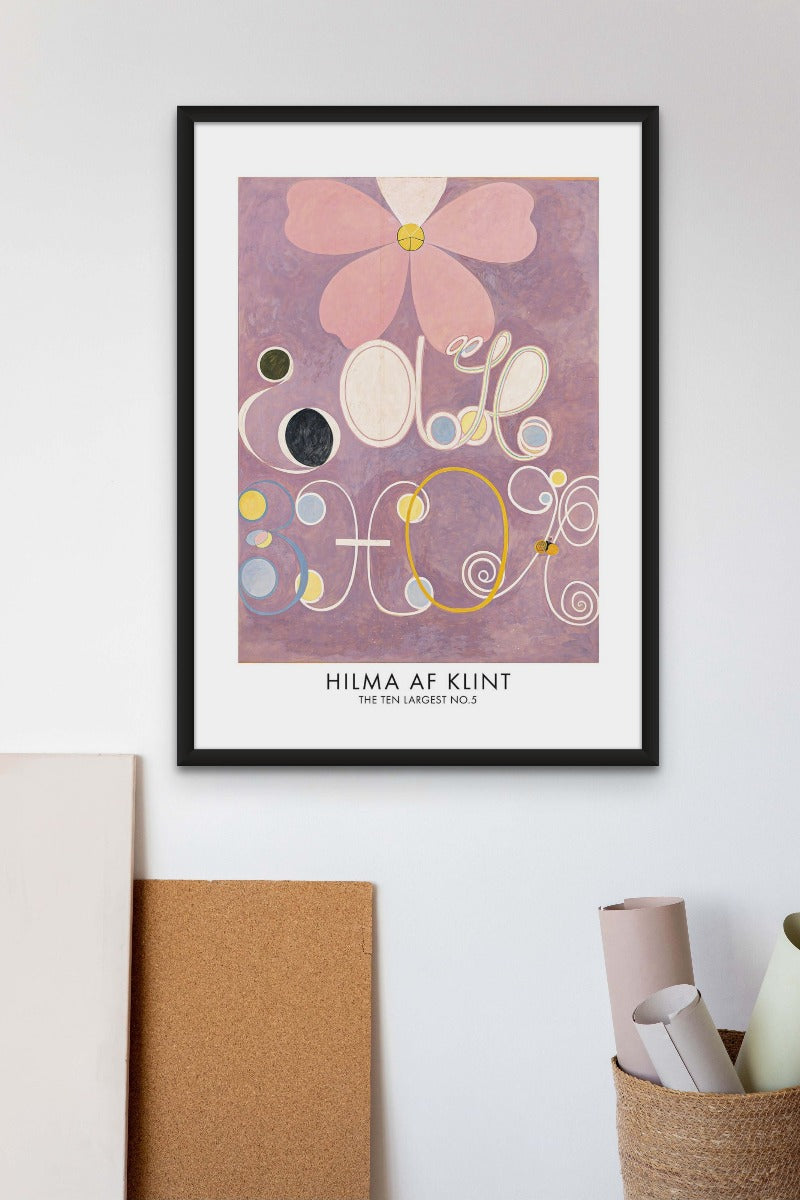 The Ten Largest No.5 Poster Art Print