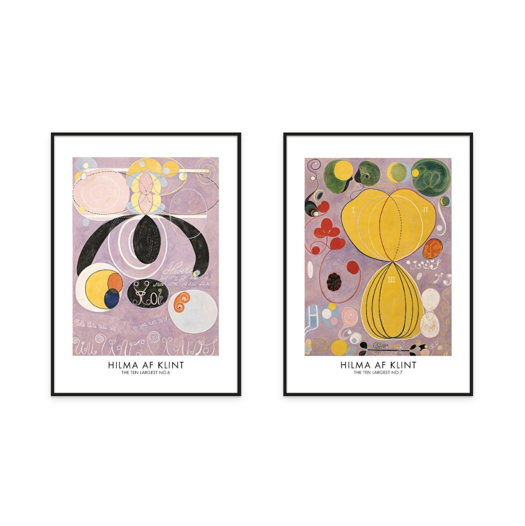 Set "The Ten Largest No.7 & No.6 Posters" Art Prints