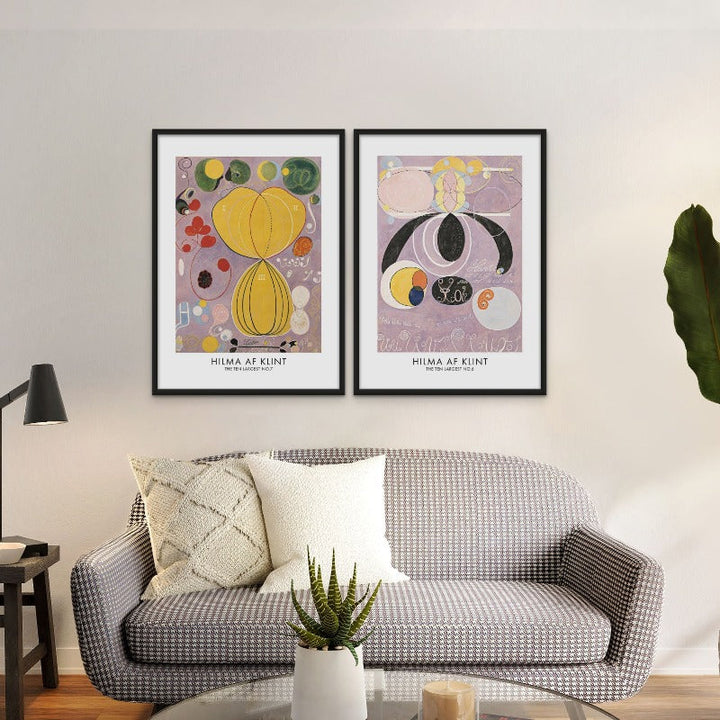 Set "The Ten Largest No.7 Poster" + "The Ten Largest No.6 Poster" Art Prints