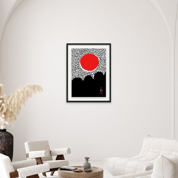 Saigon Sun Red Art Print