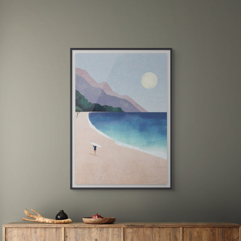 Surf Beach Art Print