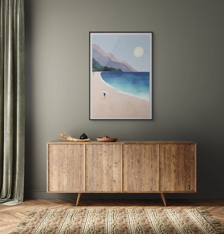 Surf Beach Art Print