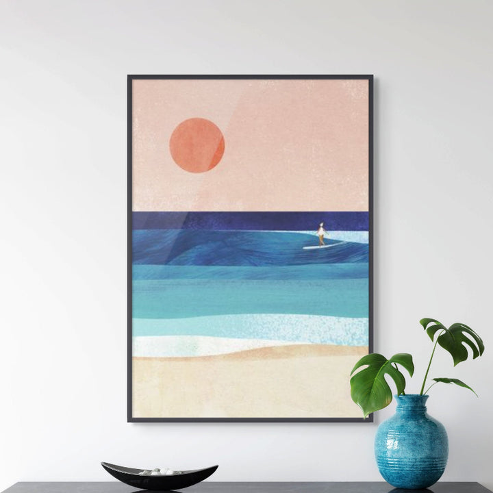 Surf Girl Art Print