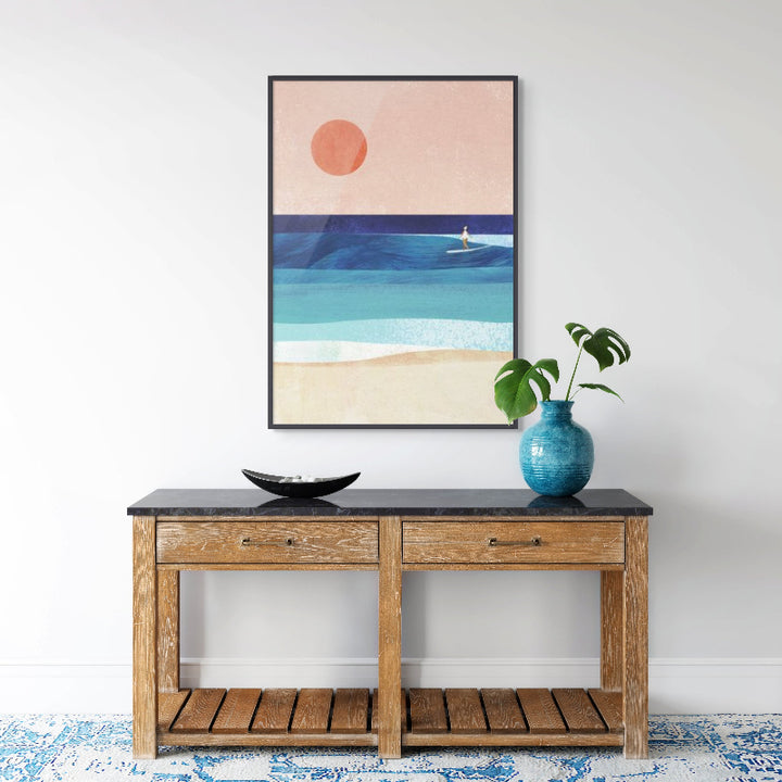 Surf Girl Art Print