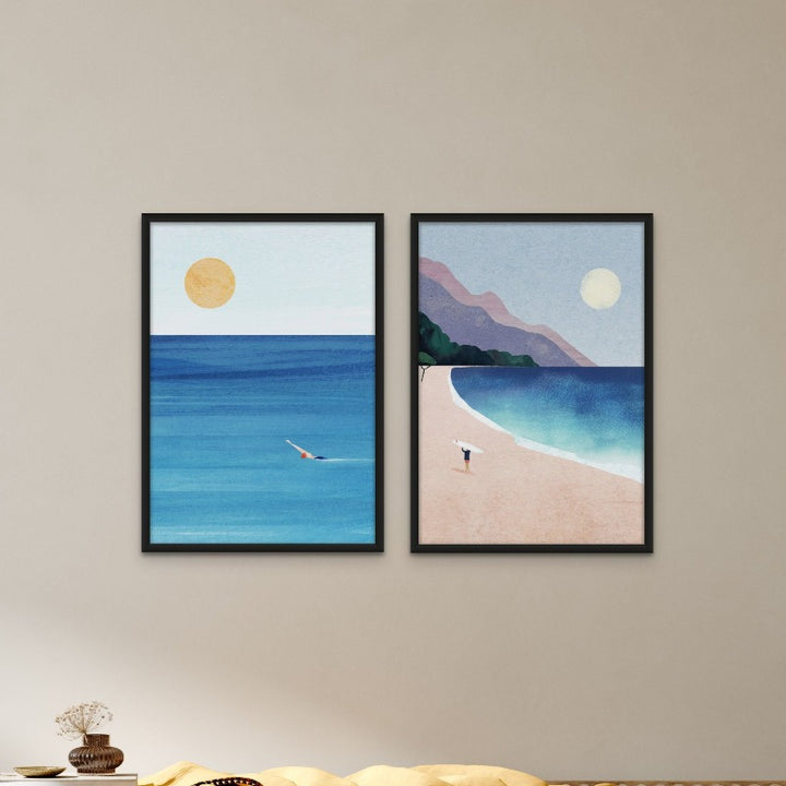 Surf Beach Art Print