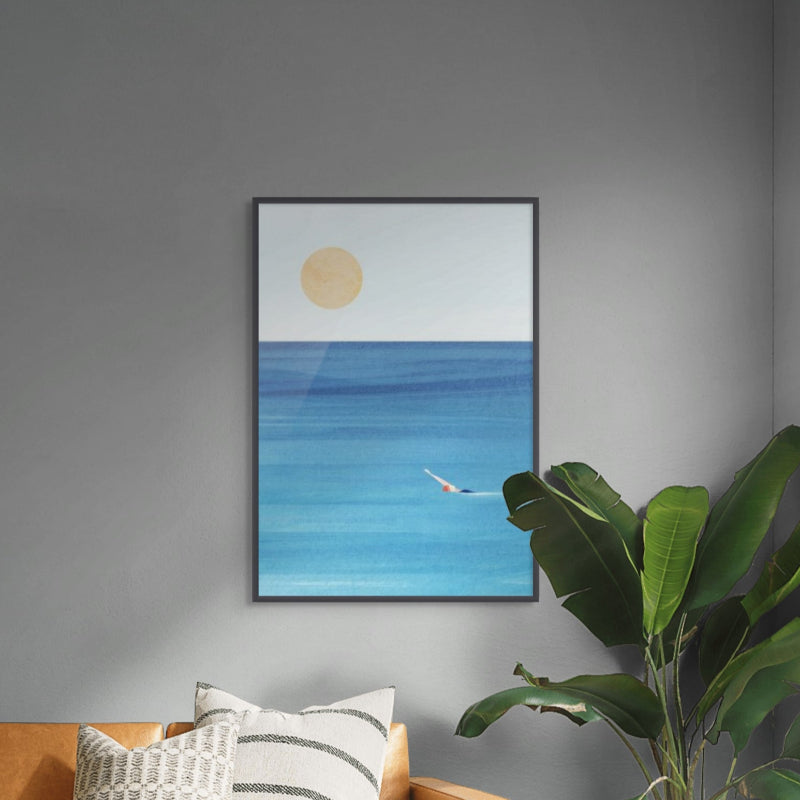 Sea Swim Art Print