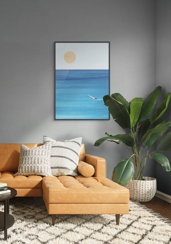 Sea Swim Art Print