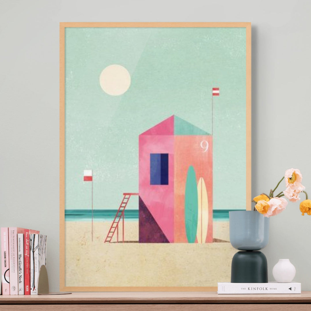 Surf Hut Art Print