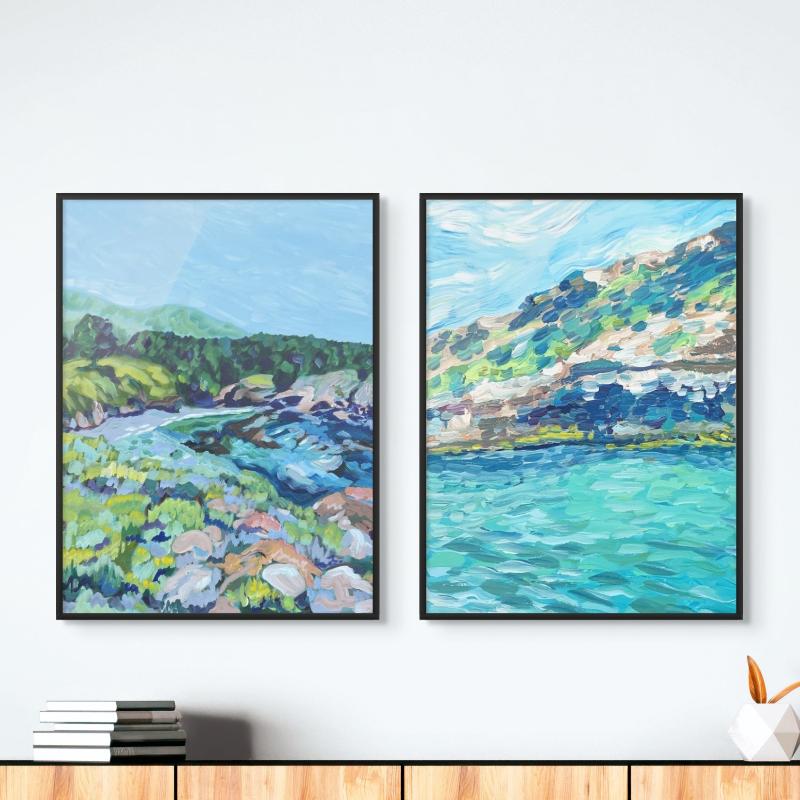 Set "Palma" + "Point Lobos" Art Prints