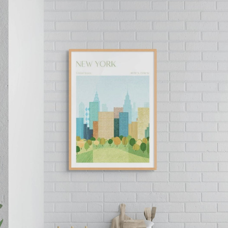 New York, Central Park Art Print