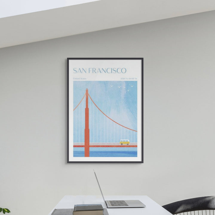 San Francisco, Golden Gate Bridge Art Print