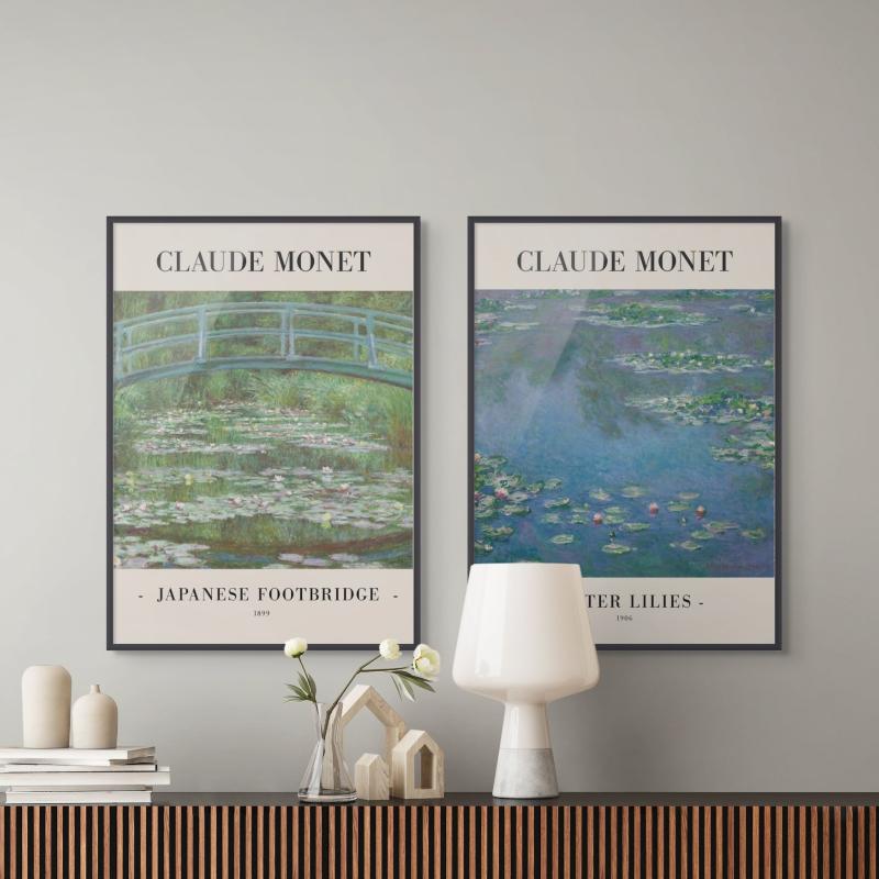 Set "Monet’s Garden" Art Prints