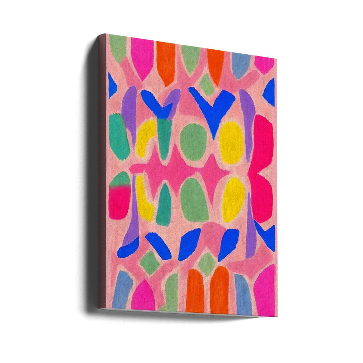 Pastel Neon Pattern Art Print