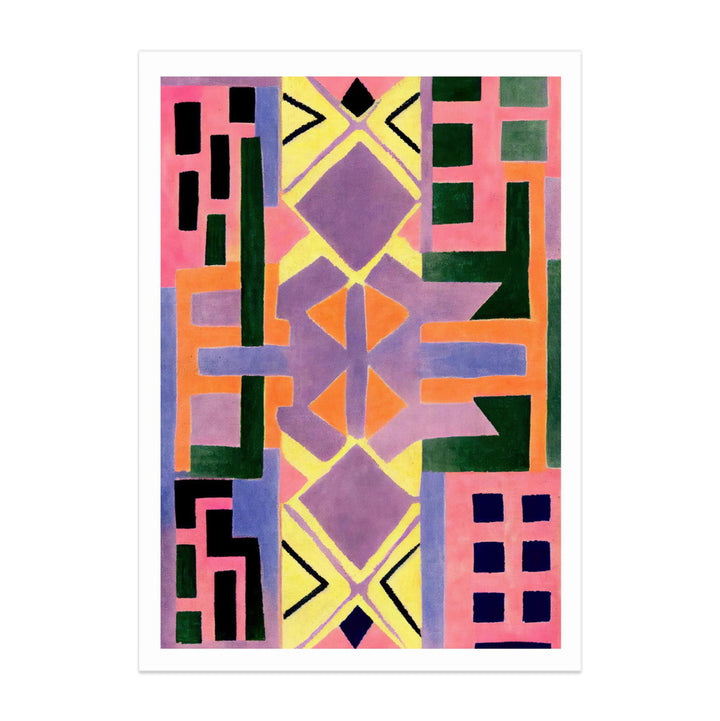 Peru Rug Pattern Art Print