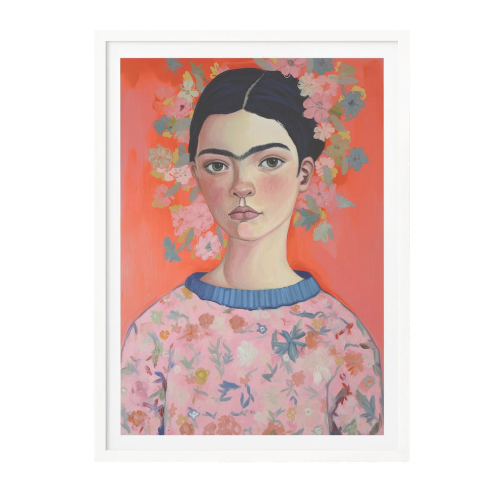 Young Frida Art Print