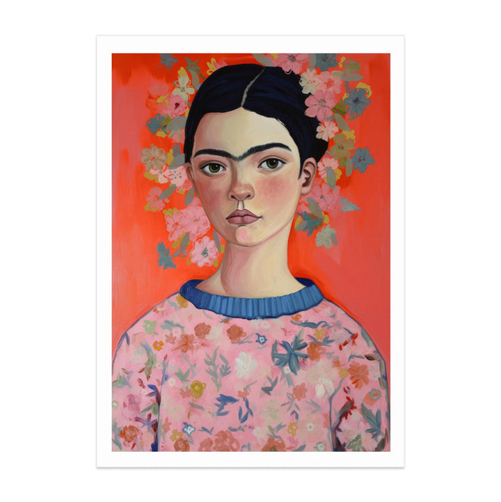 Young Frida Art Print