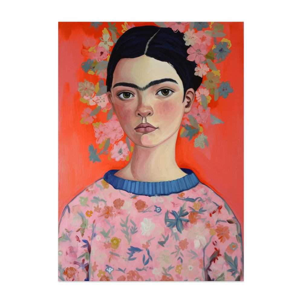 Young Frida Art Print