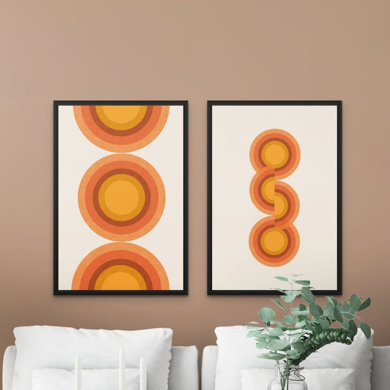 Retro Balance Art Print