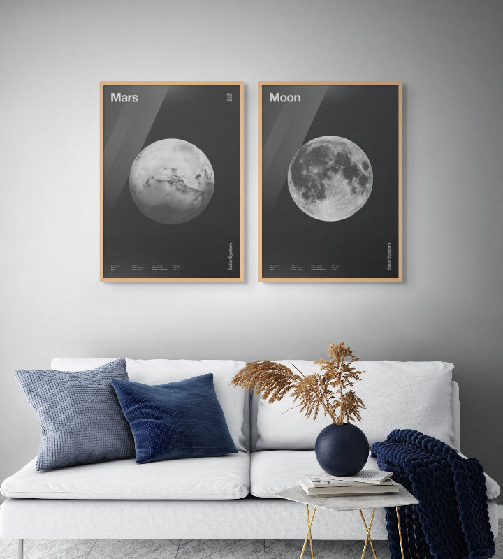 Solar System Mars Art Print