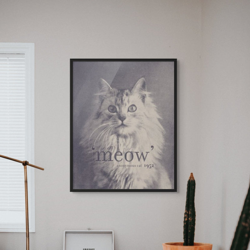 Famous Quote Cat Art Print