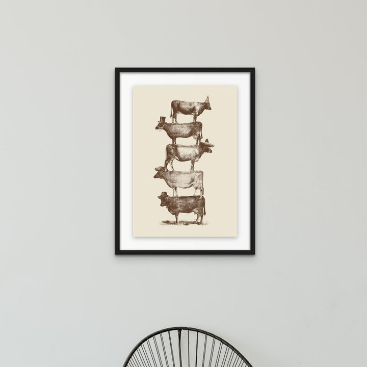 Cow Cow Nuts Art Print