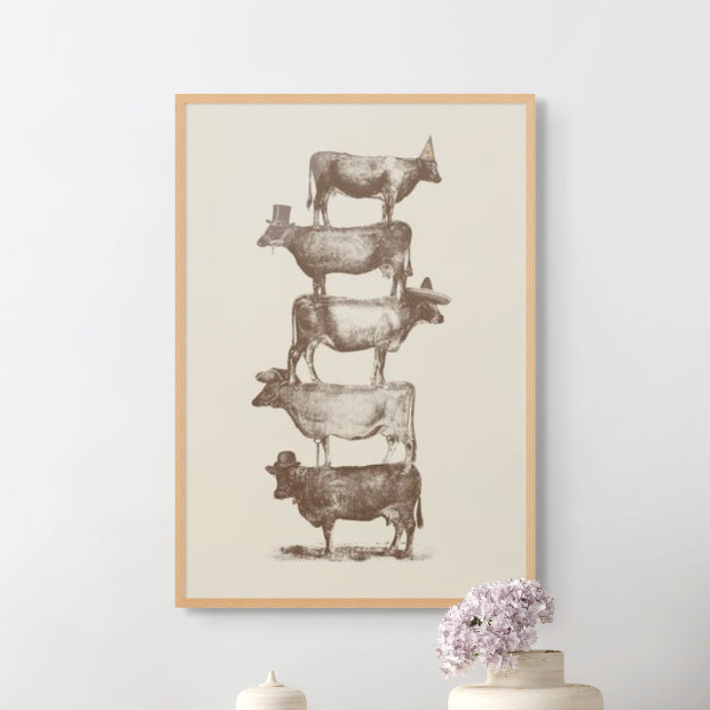 Cow Cow Nuts Art Print