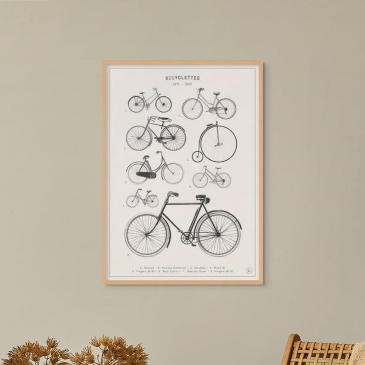 Bicyclettes Art Print