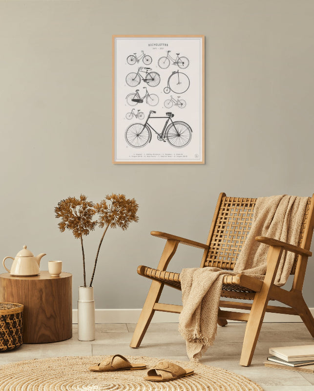 Bicyclettes Art Print