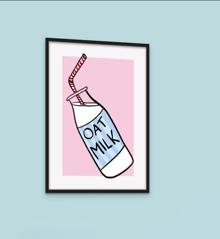 Oat Milk Art Print