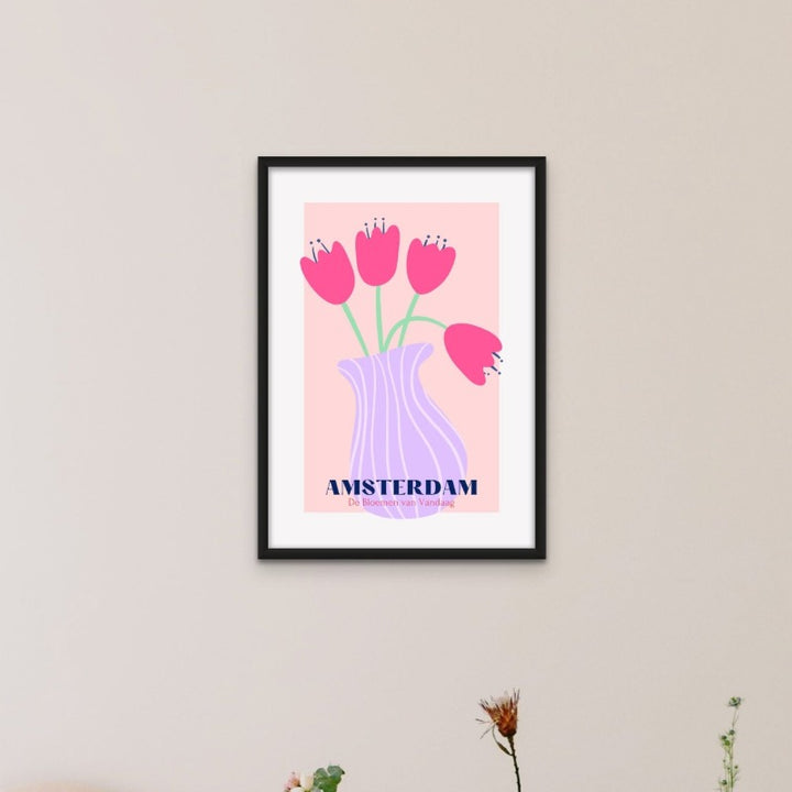 Amsterdam Tulips Art Print