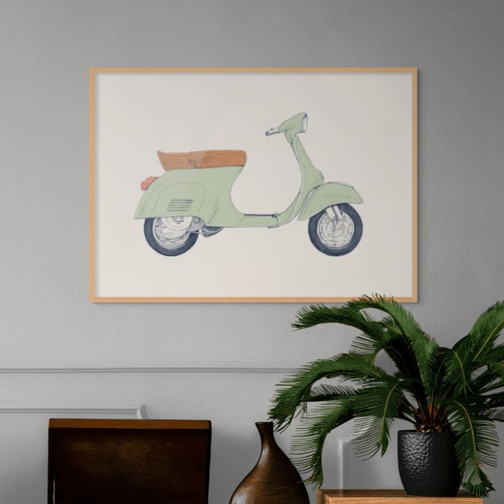 Vespa Print Art Print