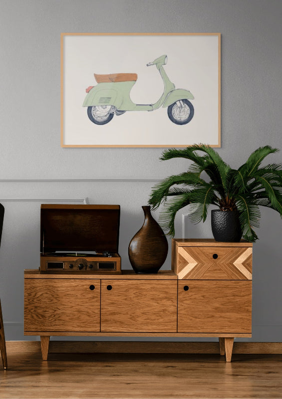 Vespa Print Art Print