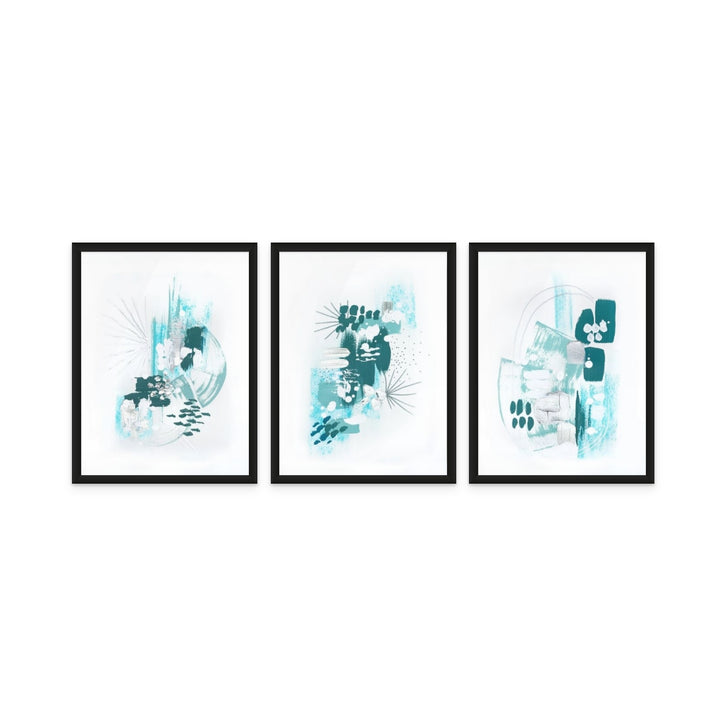 Set "Trident seas 1" + "Trident seas 2" + "Trident seas 3" Art Prints