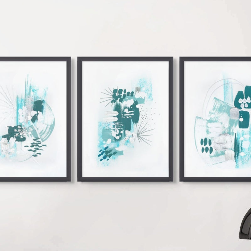 Abstract Mint 3 Art Print